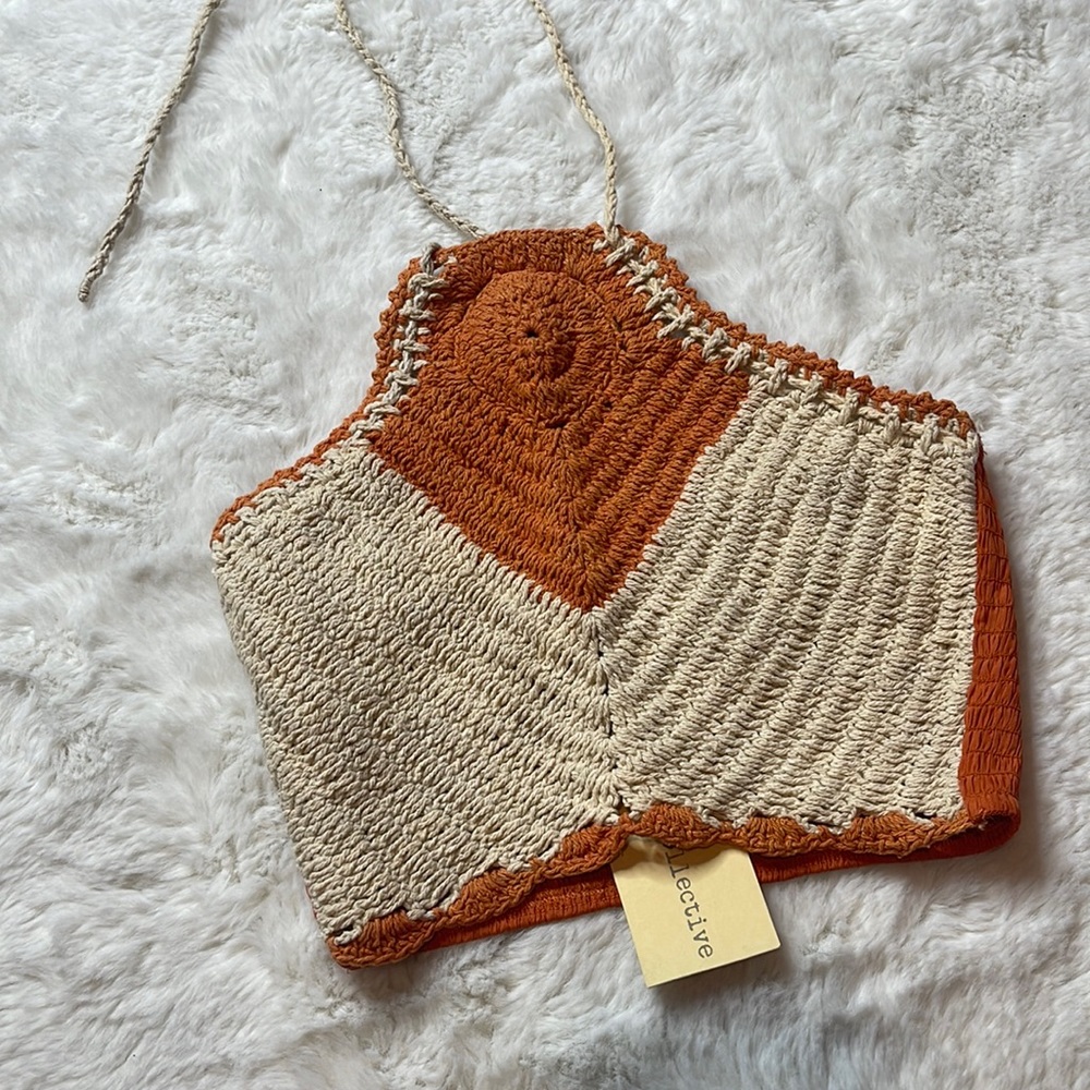 NWT B.O.G Collective Halter Top - SIZE: XS